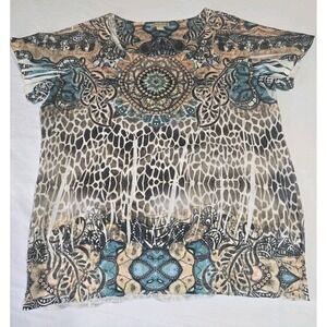 Energe Women's XL Short-Sleeve Blouse